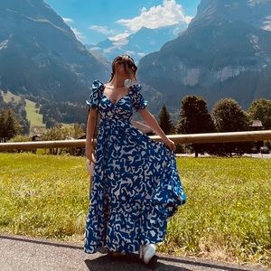 Zara babydoll long dress